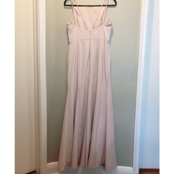 AFTER SIX | Bateau Neck Trumpet Gown - Picture 5 of 8